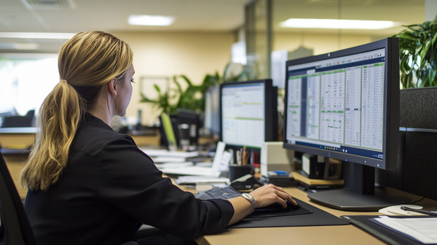 Office Scene working on LeanMIS Planning Tool